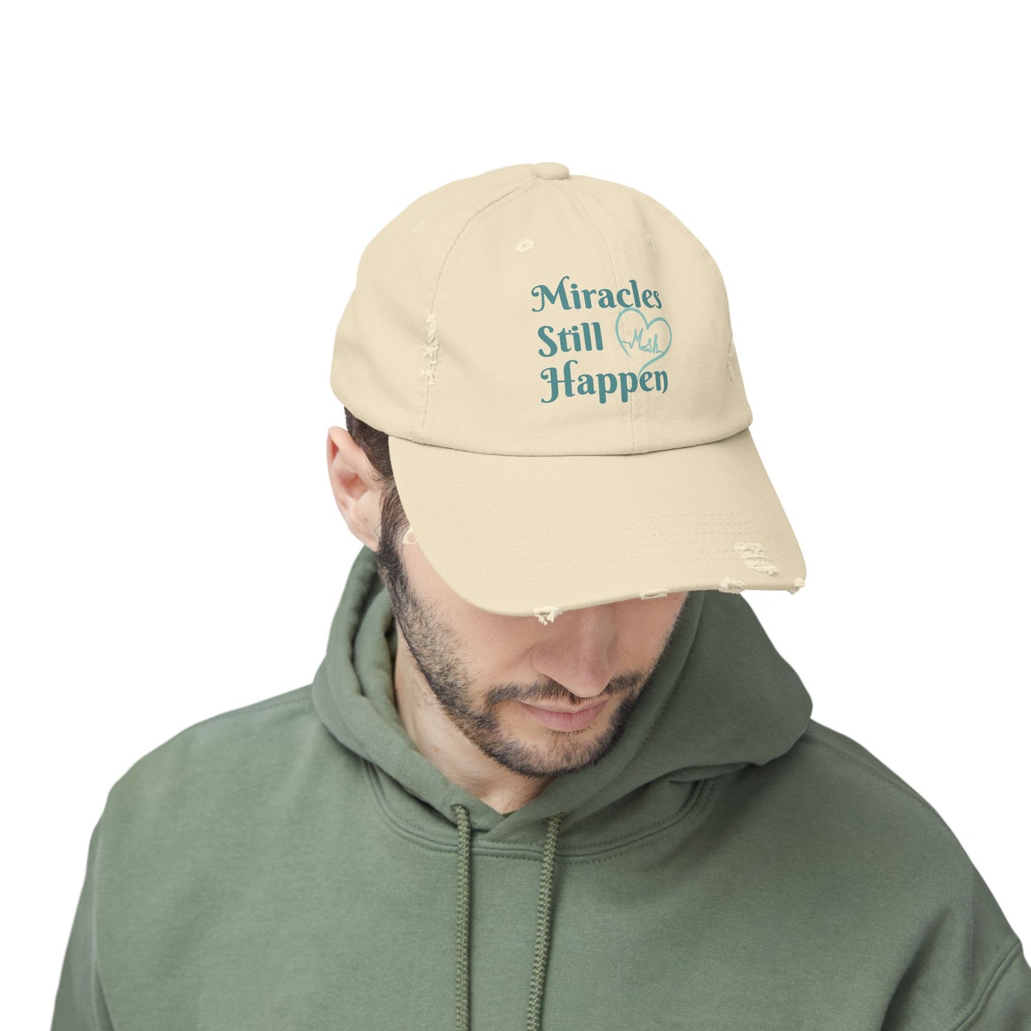 Miracles Still Happen Distressed Cap