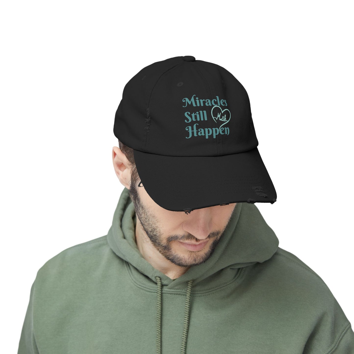 Miracles Still Happen Distressed Cap