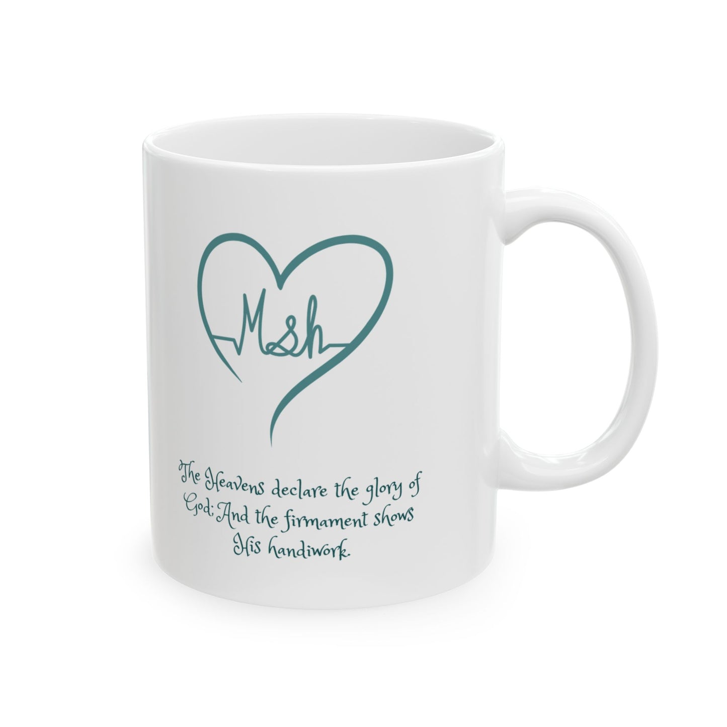 Psalms 19:1 Ceramic Mug