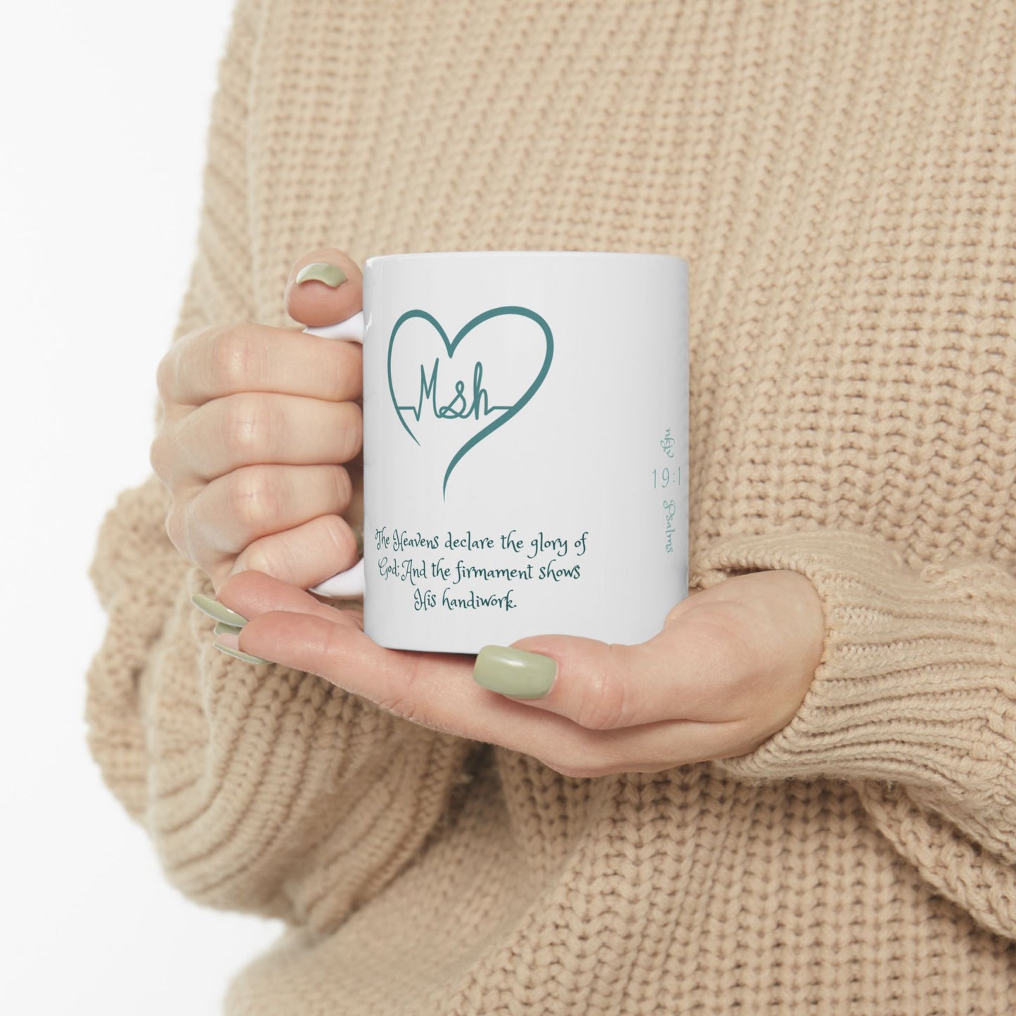 Psalms 19:1 Ceramic Mug