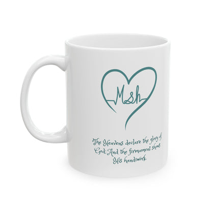 Psalms 19:1 Ceramic Mug