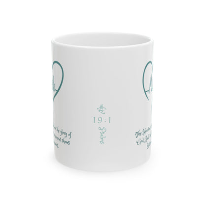 Psalms 19:1 Ceramic Mug