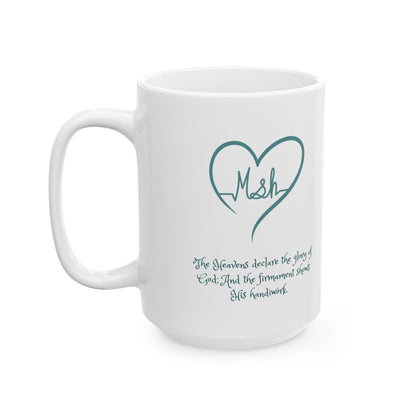 Psalms 19:1 Ceramic Mug