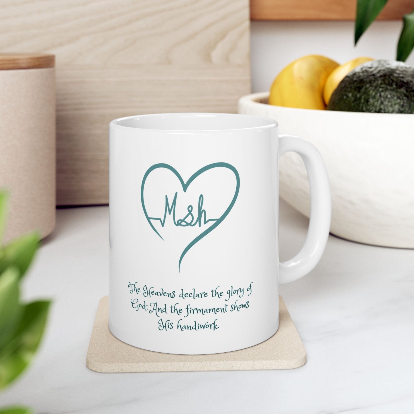 Psalms 19:1 Ceramic Mug
