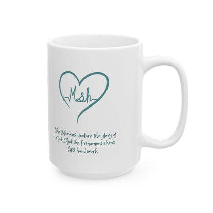 Psalms 19:1 Ceramic Mug