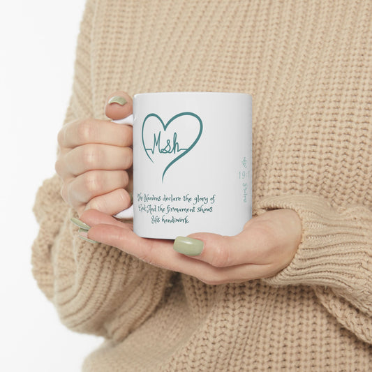 Psalms 19:1 Ceramic Mug